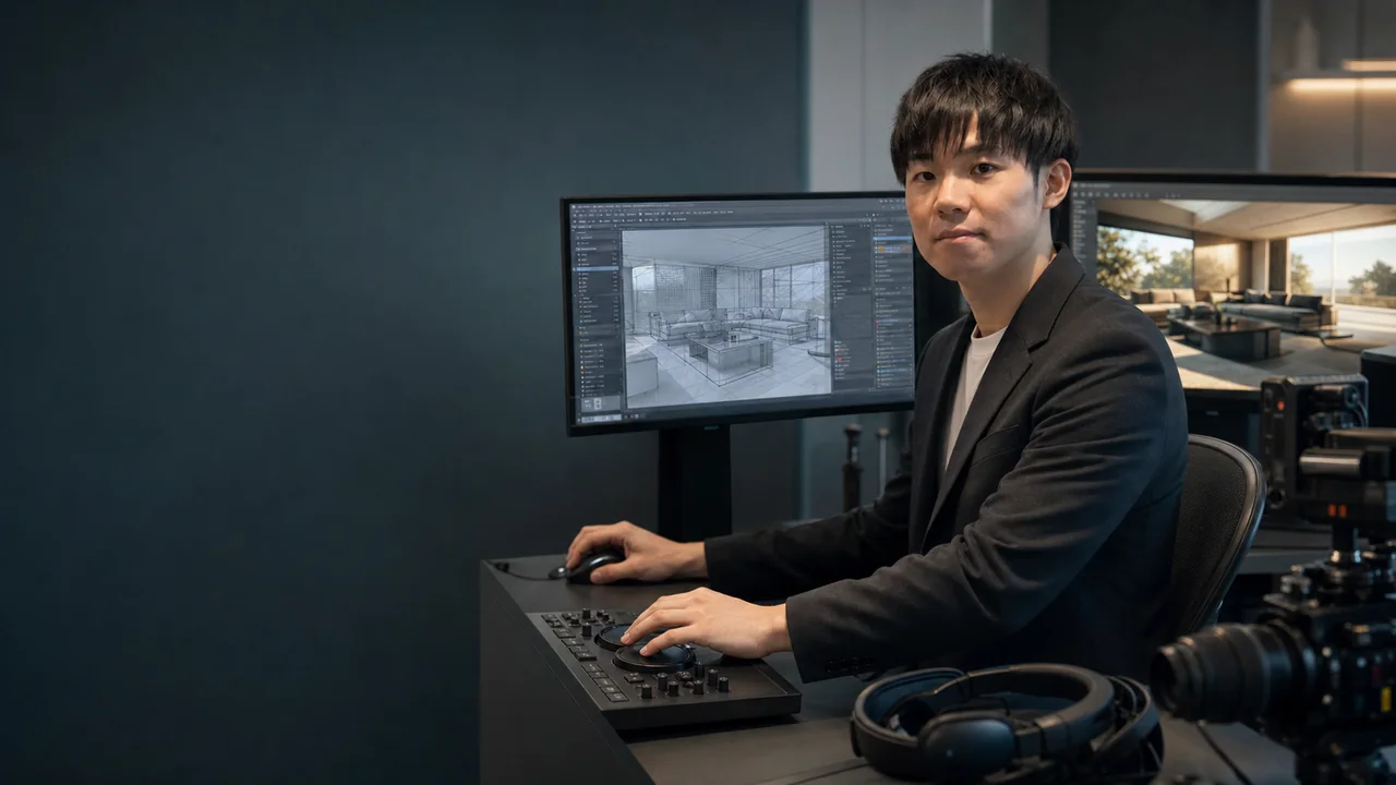 Model físic i capes transparents de «3DCG», alineats per comprovar perspectiva, ús i seguretat