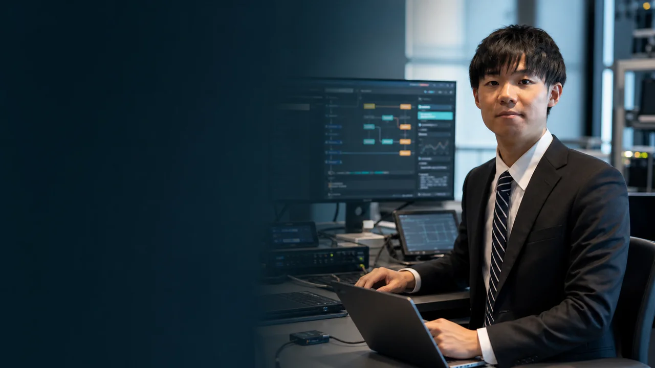 プラットフォームを表す、入力・変換・確認・成果を一続きに置いた触覚的な制作模型